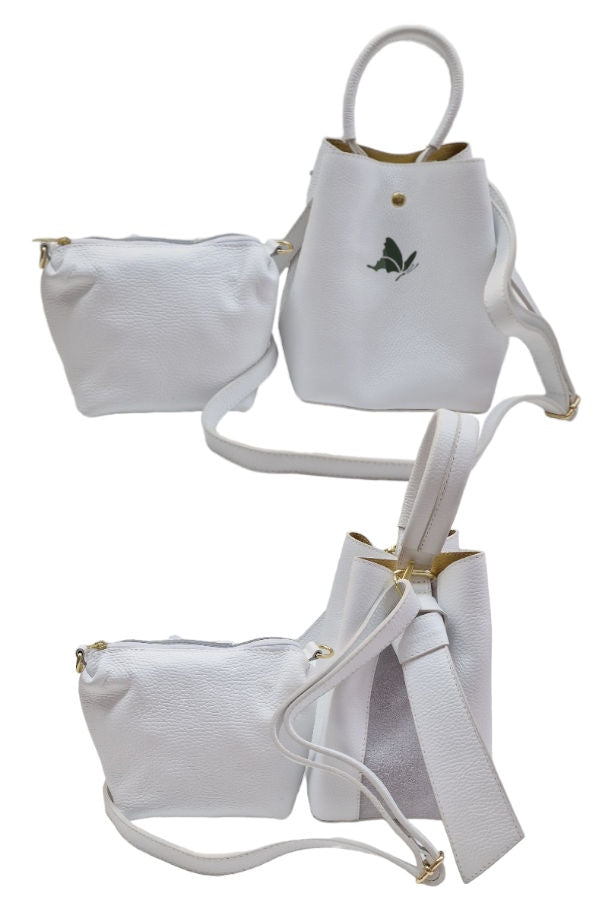 Bolso negro personalizado con asa larga