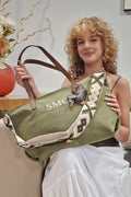 Bolso Uni verde loneta personalizado