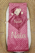 Manta dou-dou granate personalizado
