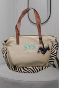 Shopper lona personalizado verde menta