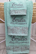 Tallas verdes con nombre