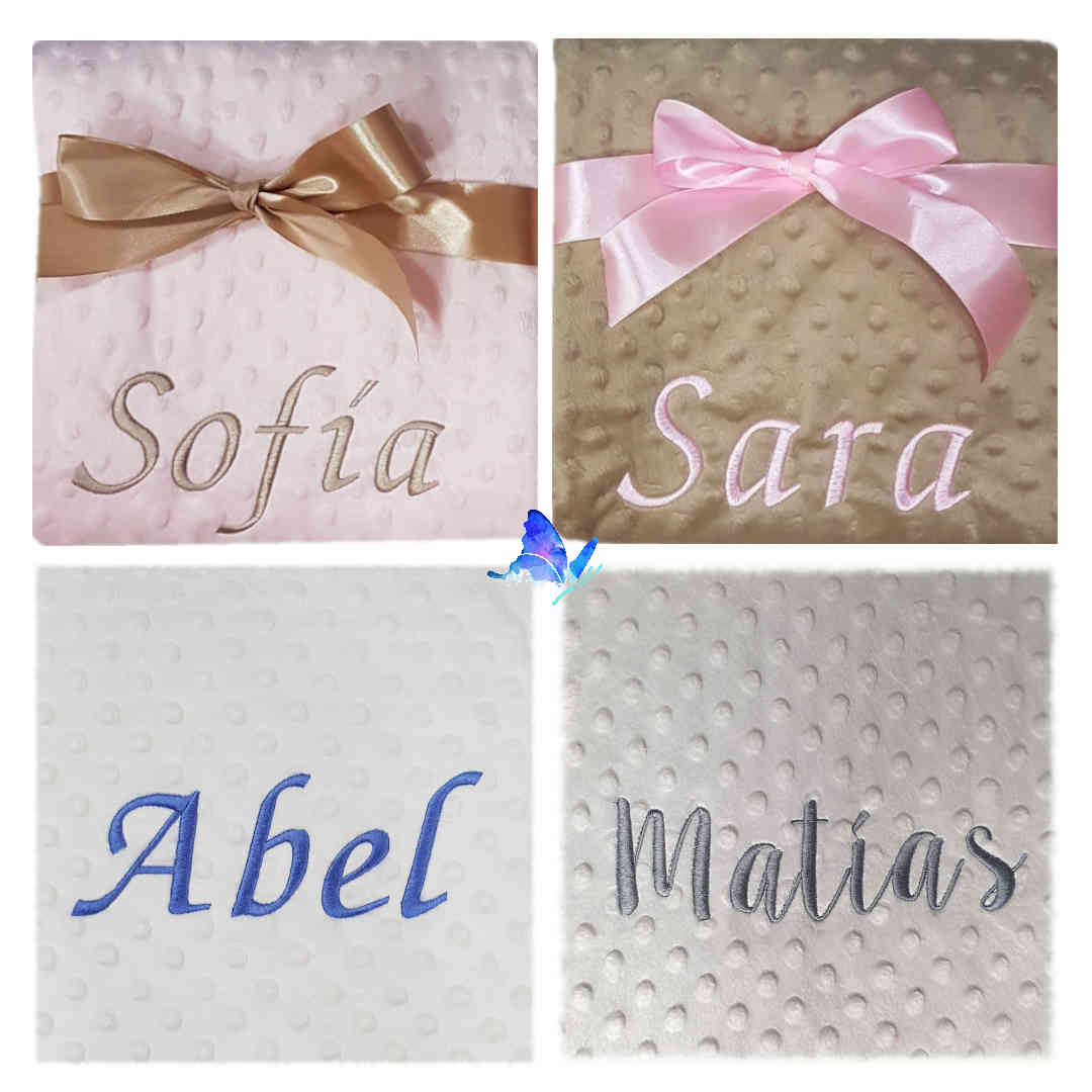 Mantas de bebé personalizadas para niñas y niños con nombre, mantas de bebé  personalizadas para niñas con nombre, mantas de bebé personalizadas