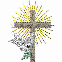 Pañuelo bautizo personalizado cruz - Lluvia de Caprichos